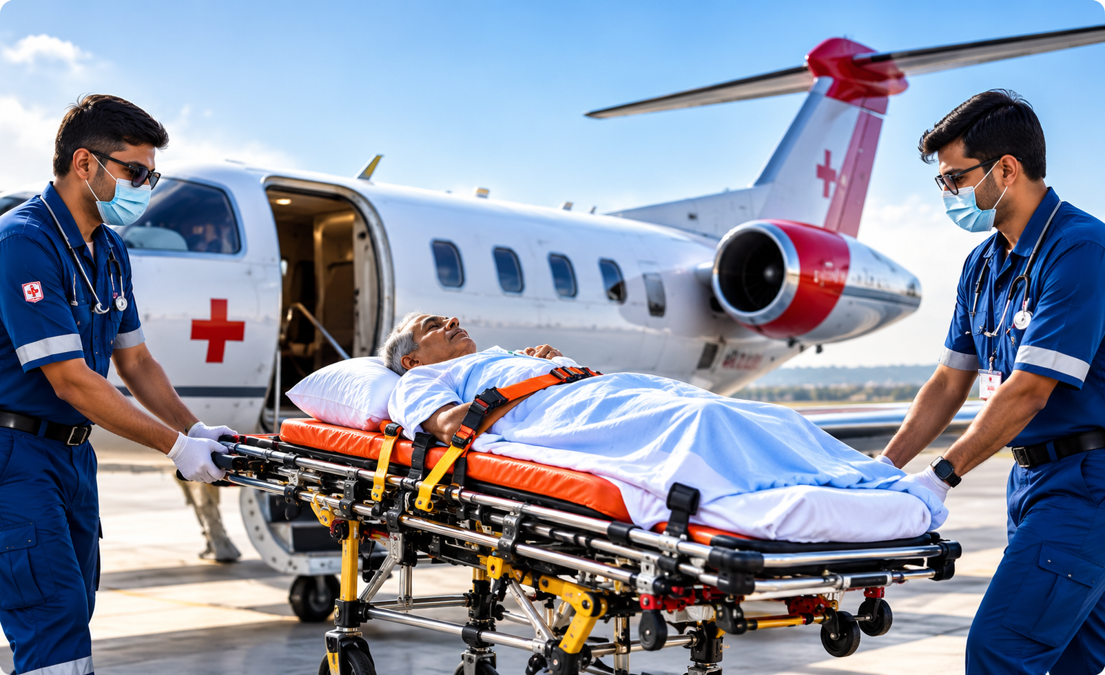 Intercity and Interstate Air Ambulance Transfer